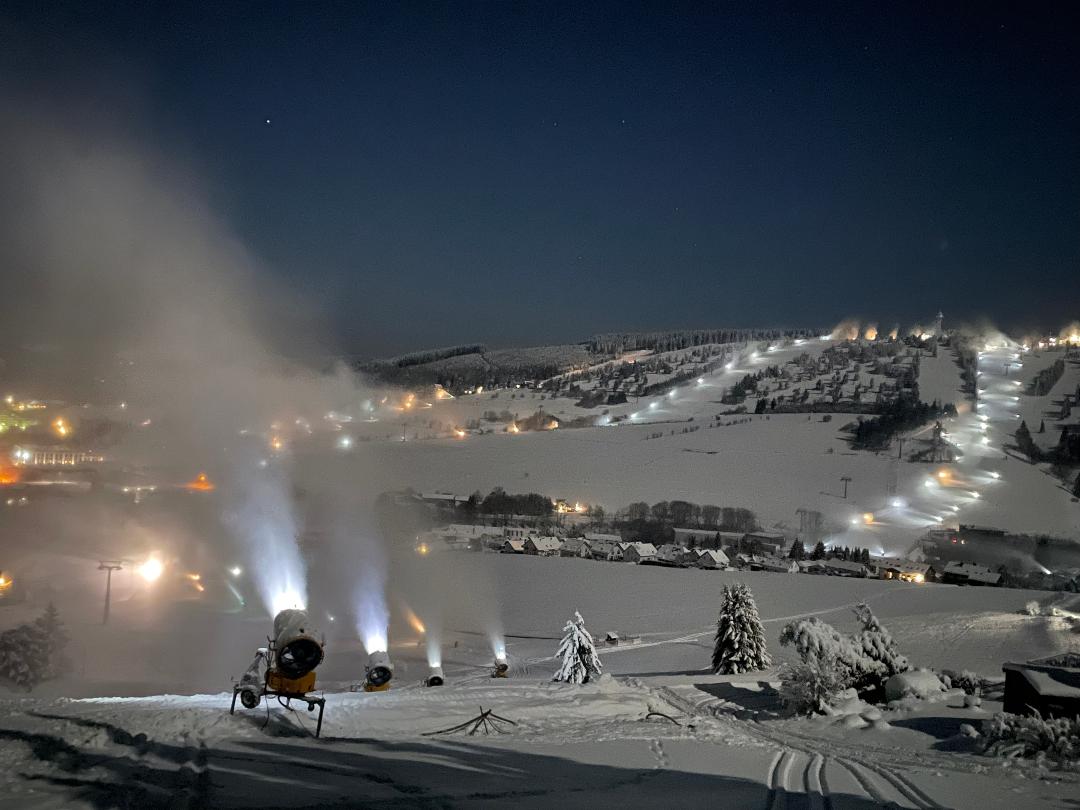 Skigebiet willingen mit schneekanonen